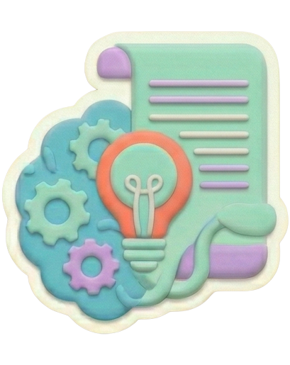 Creative brand development sticker